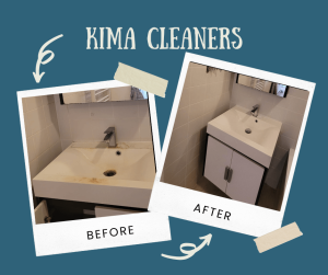 Bathroom sink cleaning